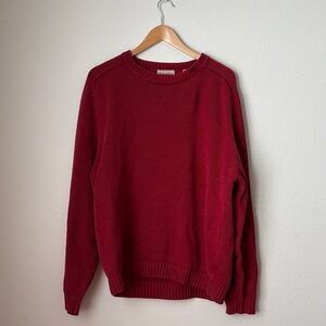 St. John's Bay Rich Burgundy Crewneck Sweater